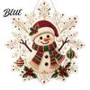 Double Sided Printed Double-sided 2D Pendant with Christmas Acrylic Holiday Decor Metal Chain Snowflake Indoor