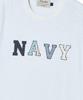 BEYOND CLOSET [Collection Line] Vintage Patchwork Slub Short Sleeve T-Shirt White