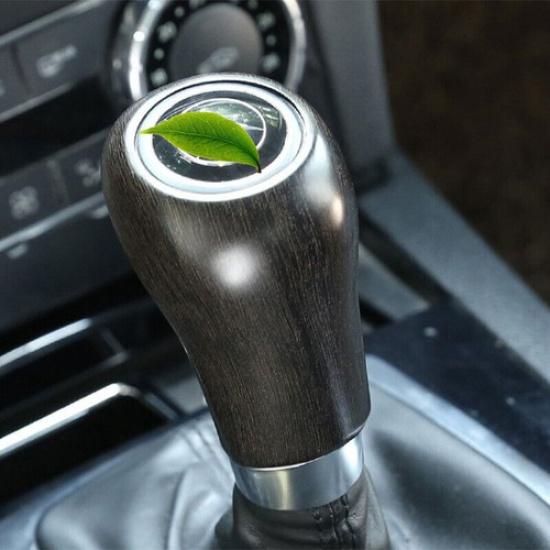 Oak Wood Grain Inner Gear Shift Knob Cover Trim Fit For Benz C-Class 2004-2014