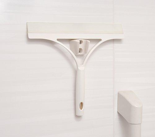 Yamazaki Sangyo Satto Water Drainage Wiper White