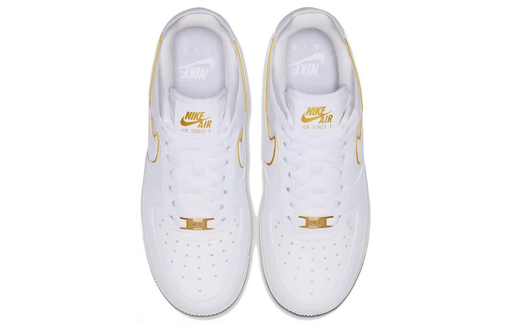 Nike Air Force 1 Low White Gold Swoosh Women's AO2132-102