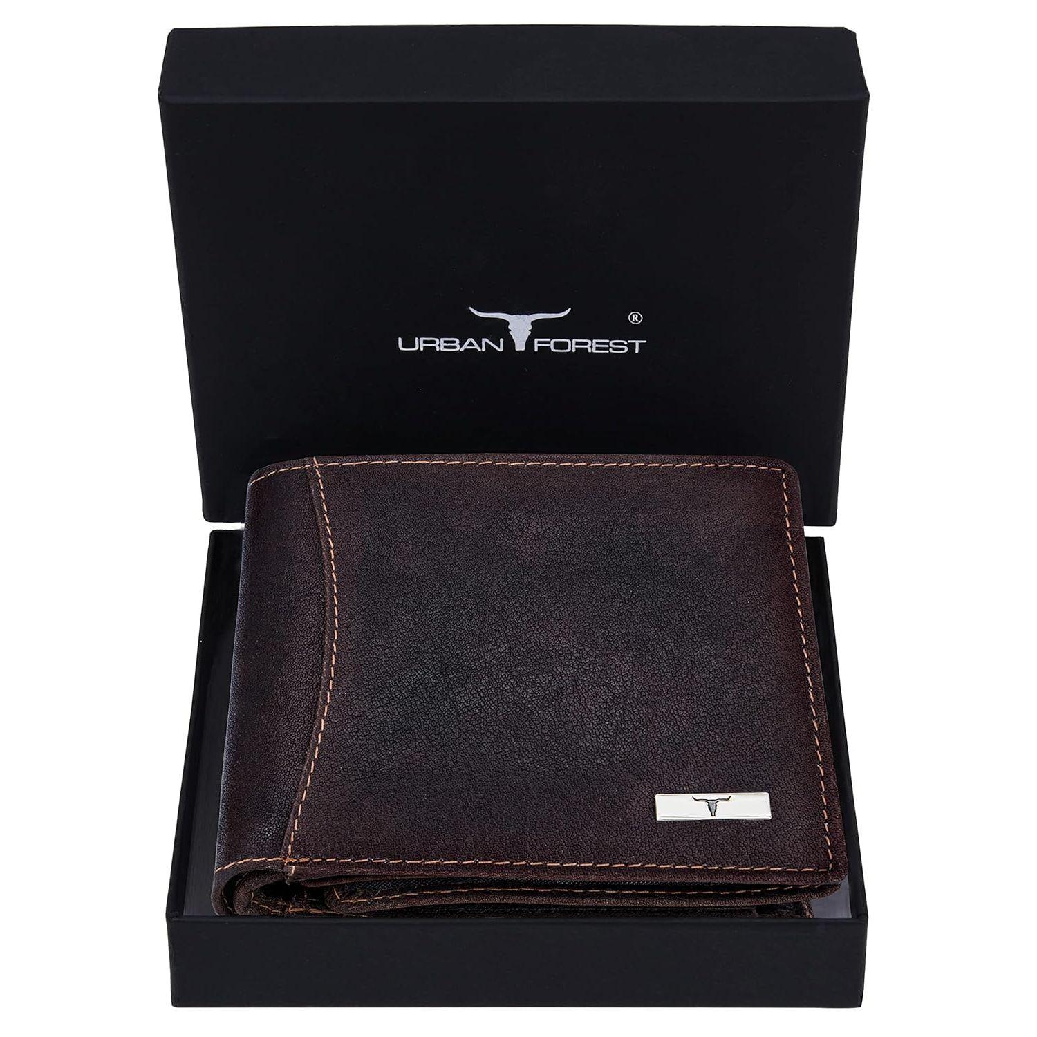 

Мужской кошелек из анилиновой кожи Oliver коричневый