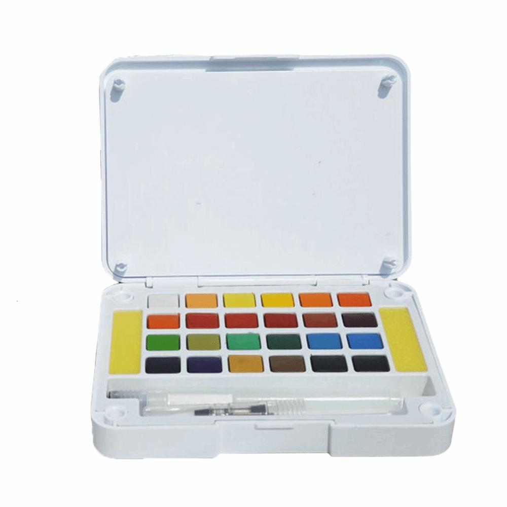 Portable Watercolor Pigment Kit Professional DIY Painting Watercolor Kit  Art Supplies