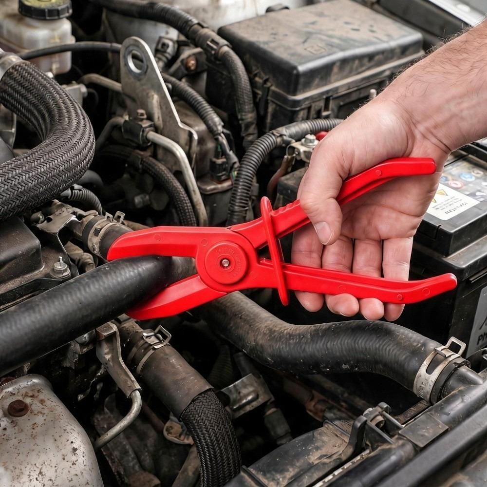 

3PCS Nylon Hose Pinch Off Pliers Heat-Resistant Fuel Line Clamp Tool Repair Workers червоний