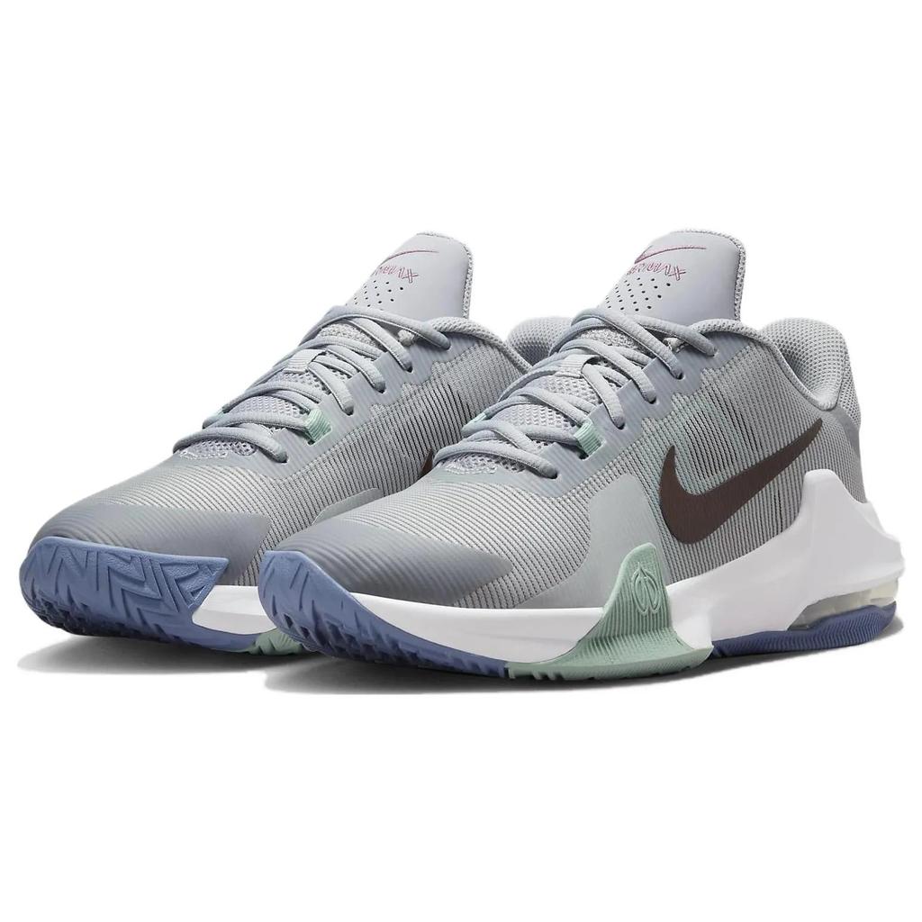 Nike Air Max Impact 4 'Wolf Grey Burgundy Crush' (Unisex) Wolf Grey / Mineral / Diffused Blue / Burgundy Crush Basketball Shoes DM1124 007