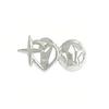 Punk Hip Hop Hollow Heart Teeth Caps for Women Men Vintage Silver Double Love Star Tooth Grills Couple Jewelry Accessories