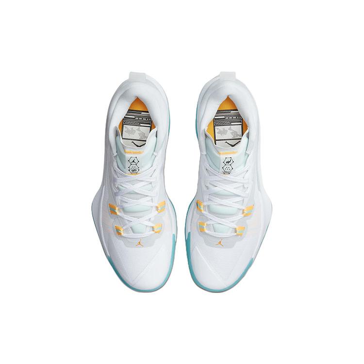 New JORDAN Zion 1 Pf 'White Dynamic Turquoise' DA3129-101