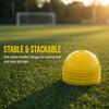 5PCS PE Soccer Marker Set Top Hole Sports Marker Discs Portable Agility Marker Set  Outdoor Exercise