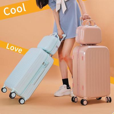 Versatile 20"/24" Suitcase: Lightweight, High-Value Trolley for Students, with Secure Password Lock.