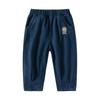 Spring New Products Children's Pants Boys' Pants Baby Embroidery Label Fashion Casual Solid Color Pants