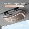 New Car Glasses Box Car Sunglasses Frame Auto Sticker Accessories For Highland Y S Model 3 Roadster X Cybertruck Coil