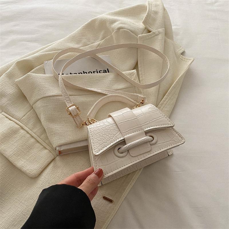 

Женская сумочка Модная Простая Универсальная Сумка на Одно Плечо белый