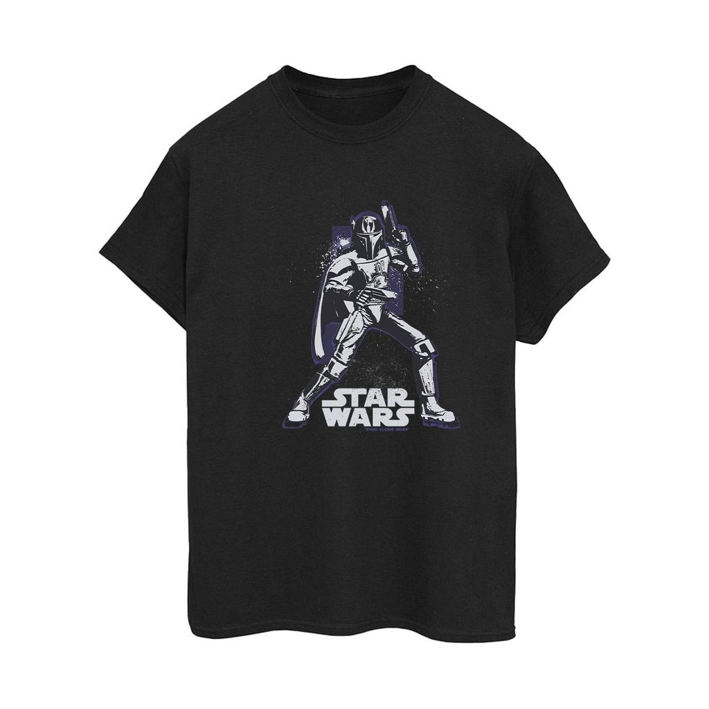 Star Wars Womens/Ladies Darth Vader Pose Cotton Boyfriend T-Shirt