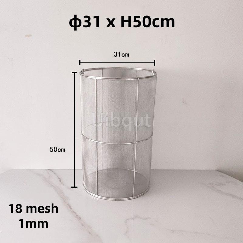 Round Mesh Basket 1mm Hole Rice Wine Beer Bier Filter Voor Zelfgemaakte Brew Koffie Coffee Droog Hopper Brew Fine Mesh Coland