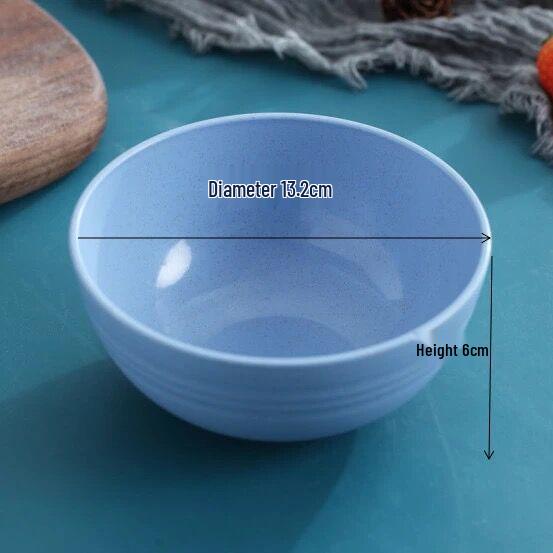 Nordic Wheat Straw Bowl - Versatile for Home, Cereal, Instant Noodles, or Office Meals. Creative Gift Idea. Large Size.