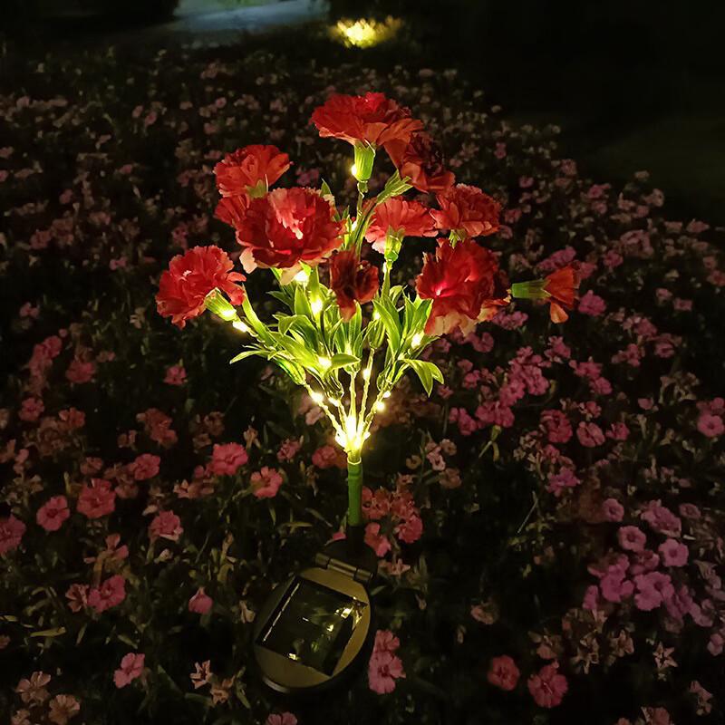 

Solar LED Carnation Flower Garden Stake Light