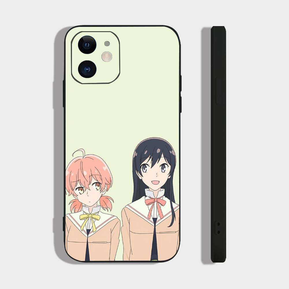 Bloom Into You Bilibili Animation Phone Case For IPhone 17 Air 16 15 14 13 Pro Max 11 12 Black Silicone Cover