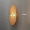 Round Rattan Wall Sconce Rustic Wall Light Handwoven Wall Sconces Lighting Fixture Vintage Circular Wall Mount Lights Living Room Wall Sconces