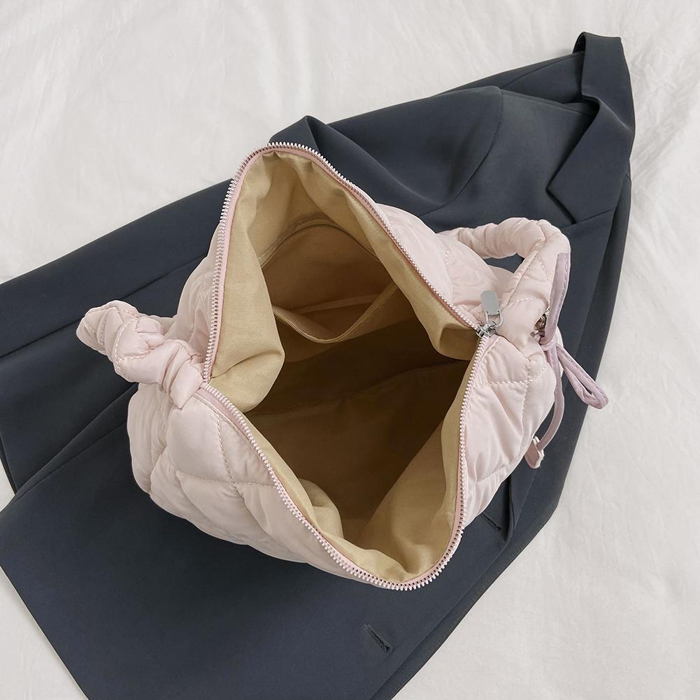 Quilted Padded Crossbody Bag Women Pleated Bubbles Cloud Shoulder Bags Large Capacity Handbags Tote Designer Bag Dumpling Bag