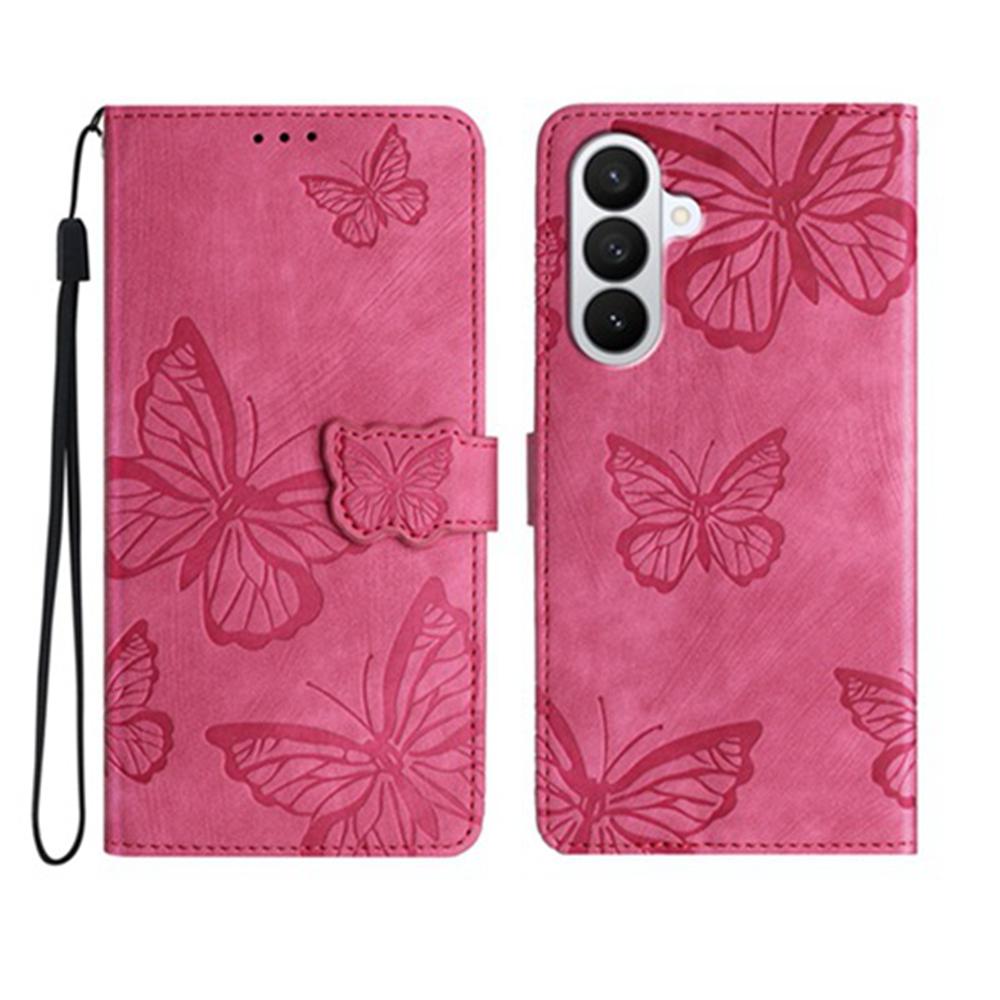 For Samsung Galaxy A37 5G Case Butterfly Design Flip Wallet Leather Phone Cover Skin-Touch