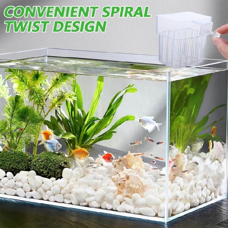 12Pcs Plastic Hanging Water Plant Cup Grass Plant Holder For Various Water Plant FishTanks Landscape Accessories