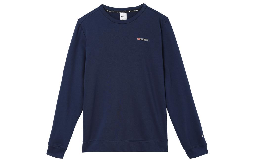 Nike Sweatshirts Men's Dark Navy Blue Crew Neck Moderate Regular FB5510-410