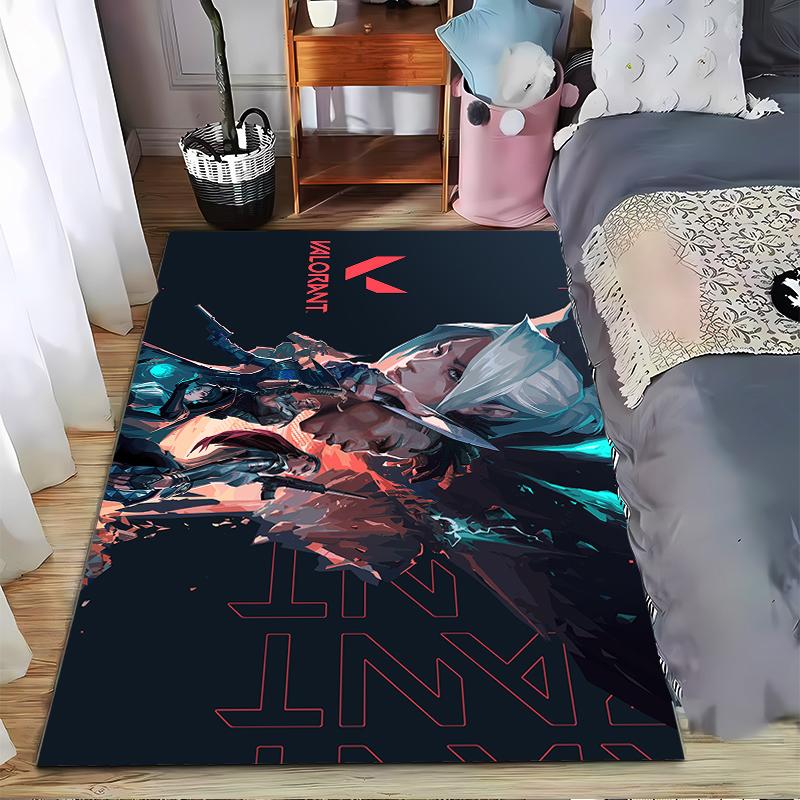 

Colorful battle character carpet, perfect decoration for your space Suitable for use as an anti-slip game mat for living room and bedroom sofas 40x60cm( 15x23in )