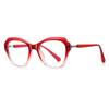 Luxury Brand Designer Cat Eye Anti Blue Light Glasses Women Retro Big Frame TR90 Eyeglasses Optical Spectacle Frames