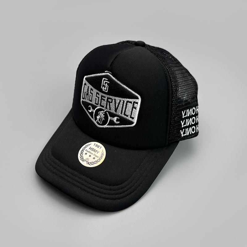 

Gas Letter Embroidery Baseball Hats New Unisex Hip Hop Breathable Personal Sunshade Mesh Versatile Street Fashion Trucker Caps 52-60cm
