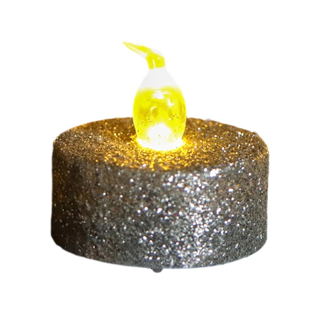 LED Flameless Candle with Yellow Flickering Light and - for Home Decor