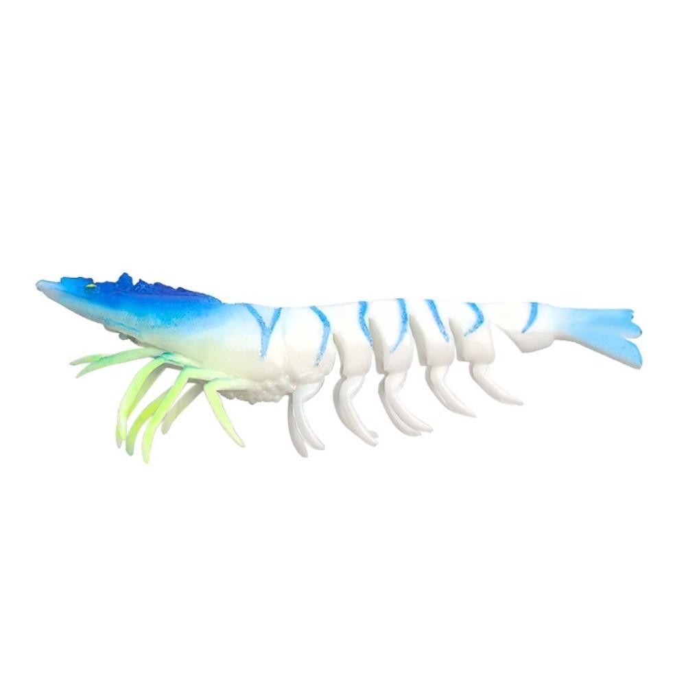 9.5cm 4.5g Soft Fishing Lure Hookless Prawn Fishing Bait Shrimp Fishing Lure  For Trout Fishing