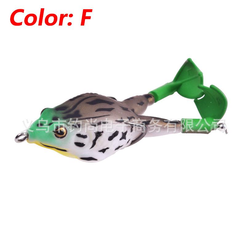 Thunder Frog Double-Legged Rotating Propeller Soft Lure, 9cm/13.5g, for Bass & Carp Fishing.
