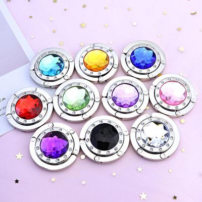 Creative Portable Folding Handbag Hook - Round Metal Hanger and Practical Souvenir