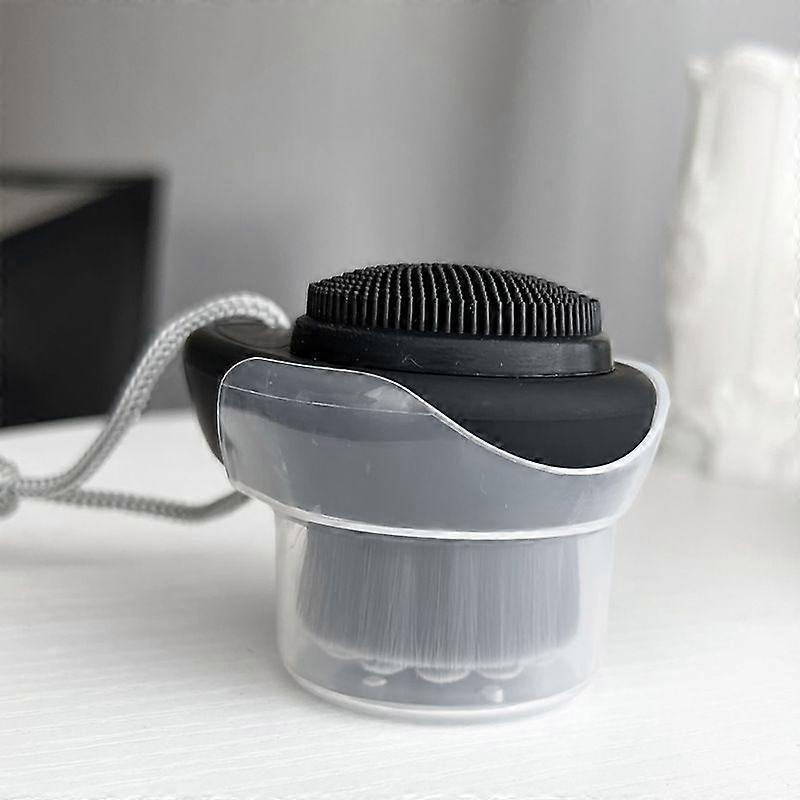 PREMIUM MATERIAL - Facial Brush with Gentle Soft Bristles, Abrasive Enough To Exfoliate, Bring You Comfortable Cleaning Experience; Our Manual Face Wa