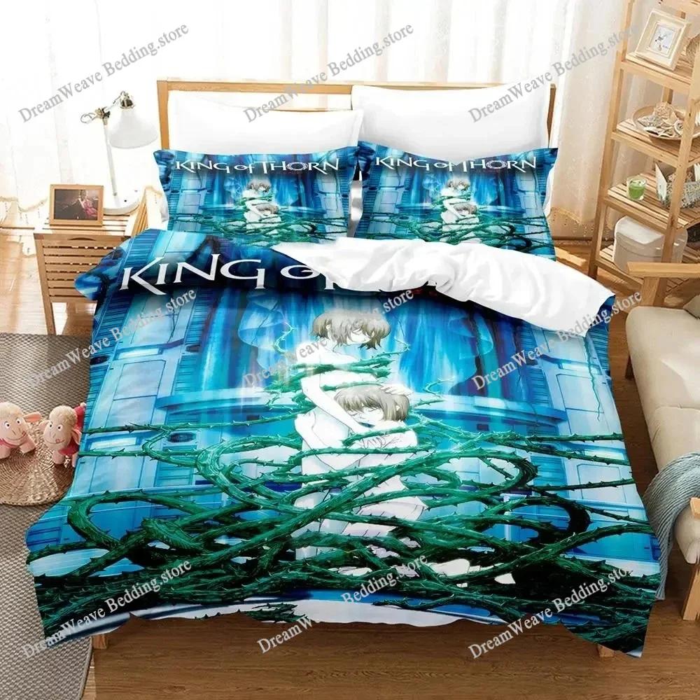King of Thorn Bedding Set Single Twin Full Queen King Size Bed Set Adult Kid Bedroom Duvet Cover Sets 3D Print Game Bed Sheet