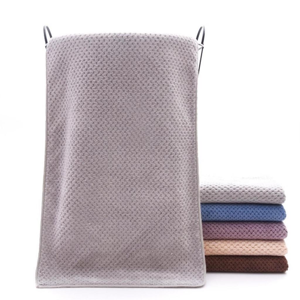 HOMZY High Quality Coral Velvet Bath Towel Soft Quick Absorbent Bath Towel Bathroom Hotel Eco-Friendly Beach Towel for Home