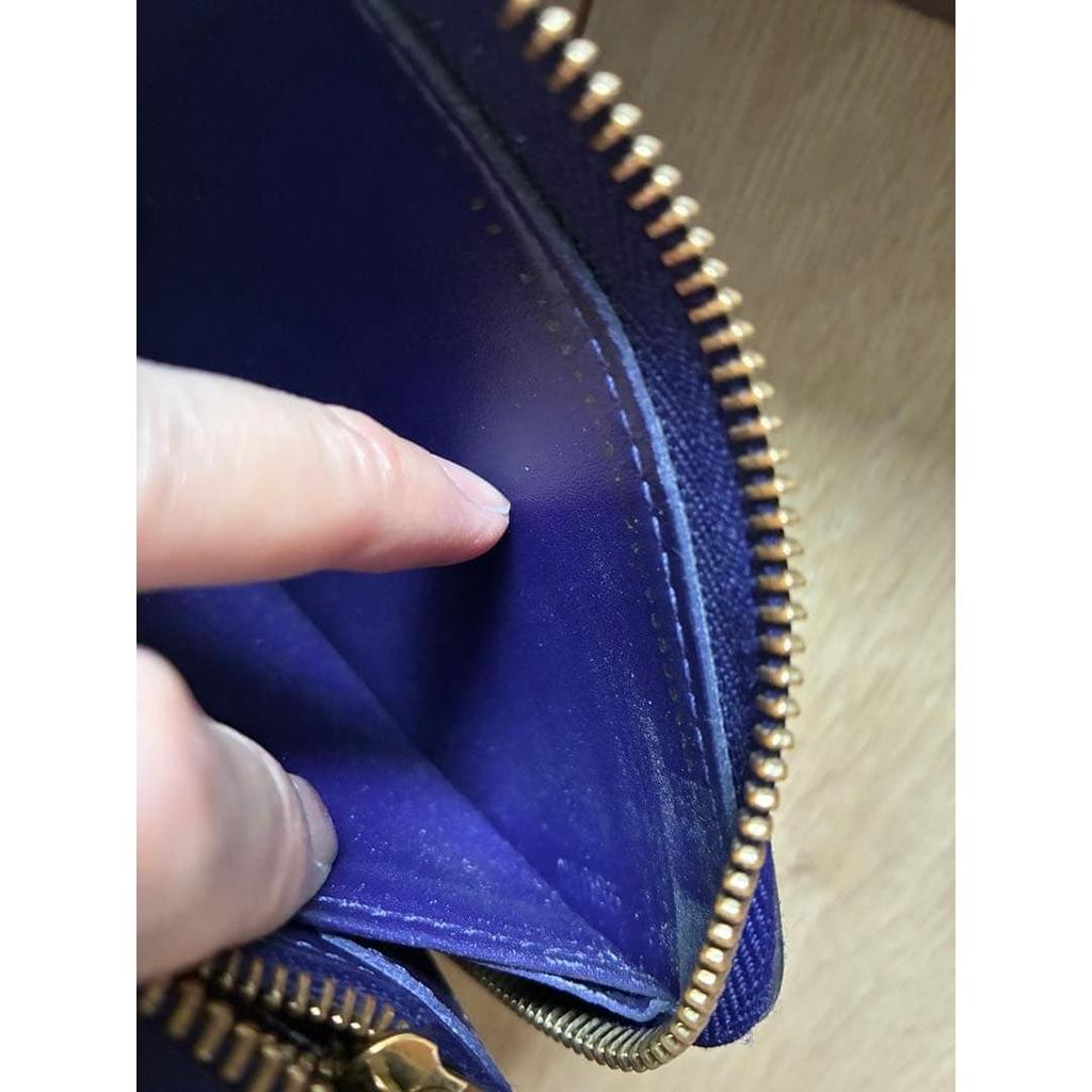 Used LOUIS VUITTON Vernis Zippy Wallet Purple