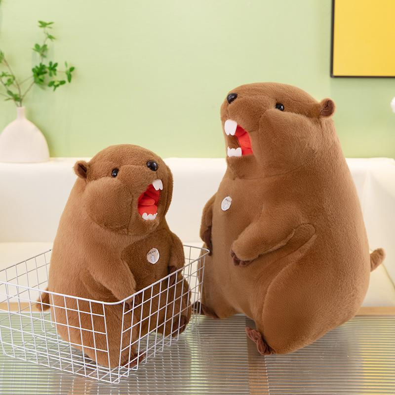 Internet Celebrities with the Same Voice Groundhog Plush Doll Large Funny Cartoon Doll Couple Gift Children's Doll