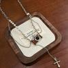 Cute Cute Apple Love Dachshund Dog Woven Color Rope Long Necklace Femininity Versatile Neck Chain Sweater Chain