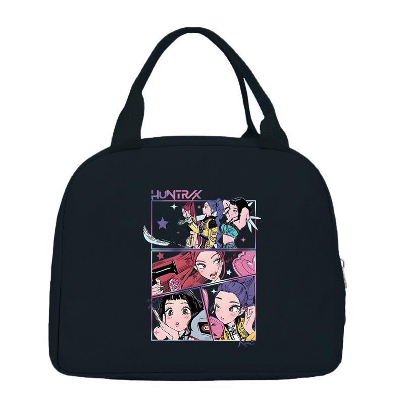 Cartoon Animation Academy Meal Bag Student Thermal Insulation Lunch Box Bag Office Workers Handheld Bento Bag