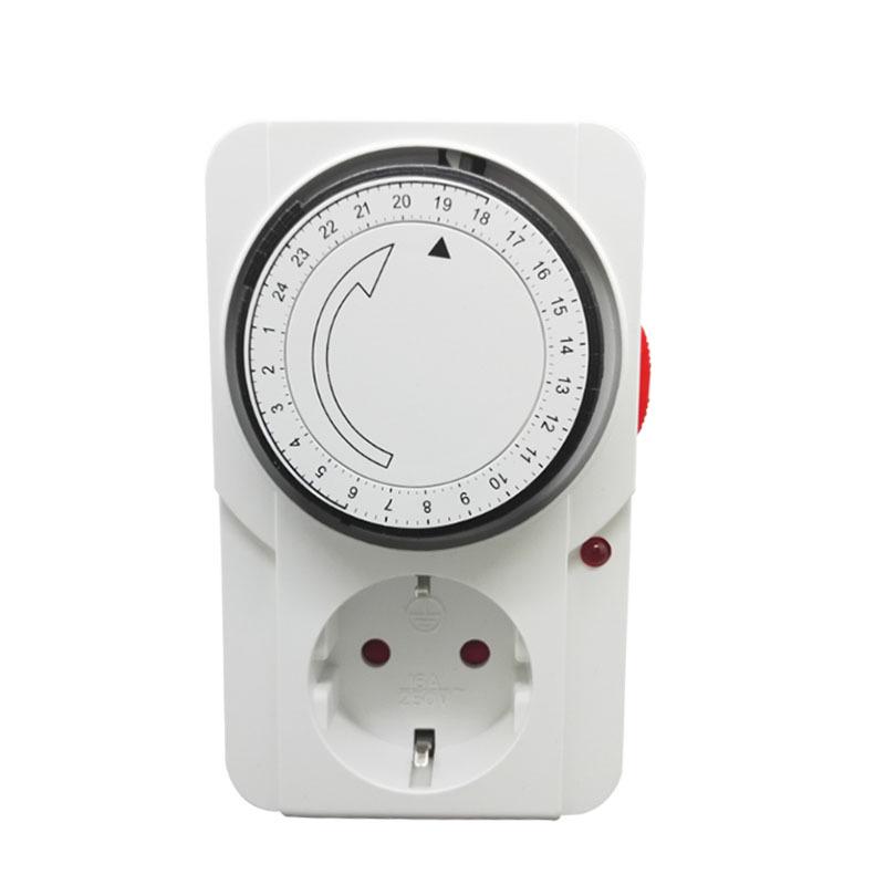 European 16A Mechanical Timer Socket - German/Russian Standard