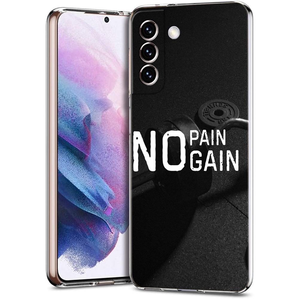 

Bodybuilding Gym Fitness Phone Case Cover for Samsung Galaxy S24 S23 S22 S20 S21 FE Ultra S24 S23 S10 S10E S9 S8 Plus Soft Shell Samsung S22 5G