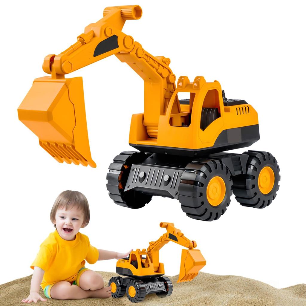 Excavator Truck Model Toy Engineering Vehicle Toddler Early Education Construction Vehicles Truck Boys Gifts