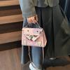New Fashion Robot Mix and Match Contrasting Colors Portable Shoulder Messenger Women's Bag