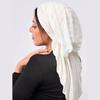 Polyester Womens Arc Hat With Double Tail Headscarf For Casual Travel
