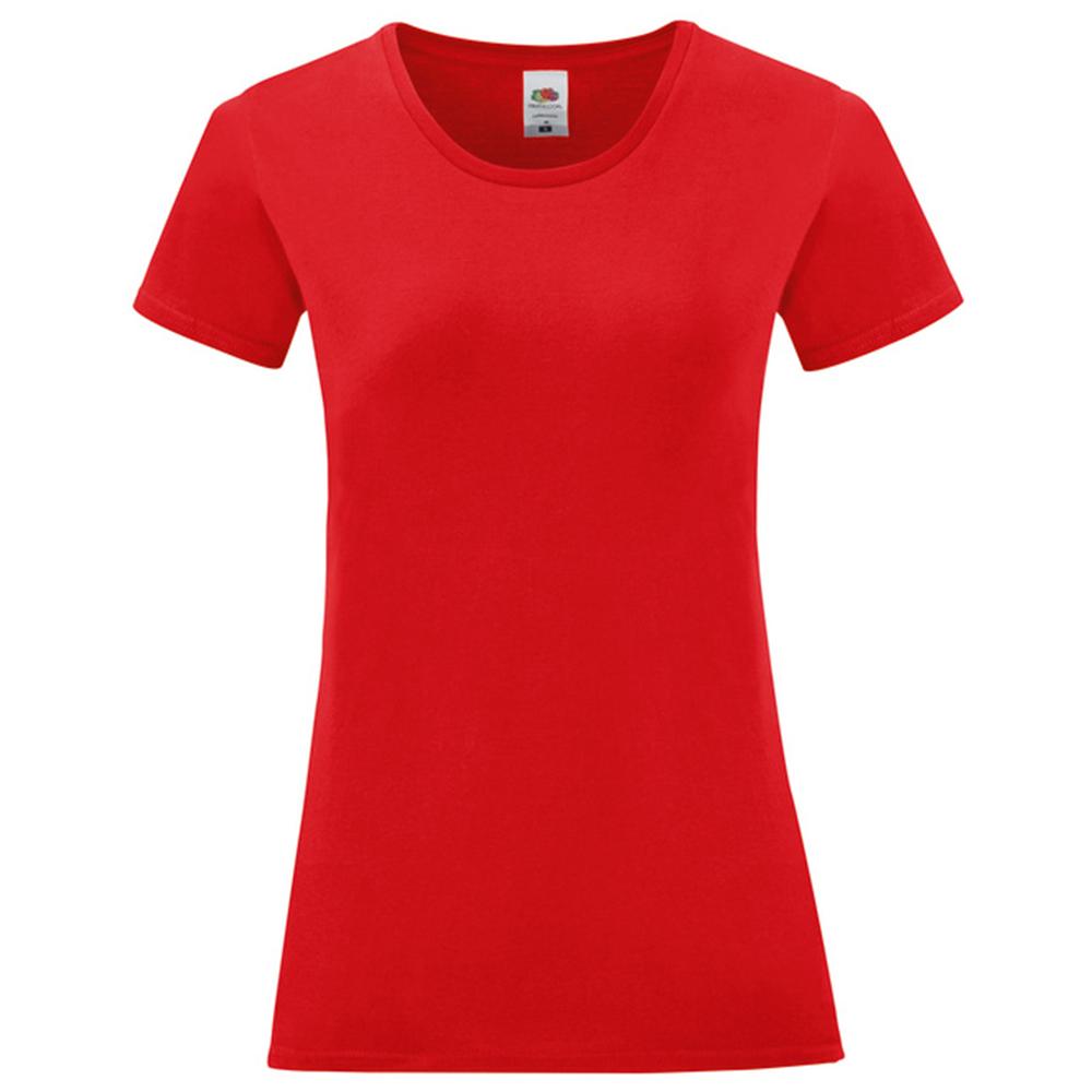 Fruit of the Loom Womens/Ladies Iconic Combed Cotton T-Shirt