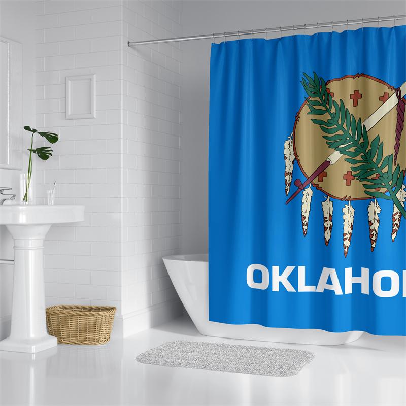 

Aertemisi Oklahoma Shower Curtain Set With Grommets And Hooks For Bathroom Decor W60H190(CM)-1 Pcs