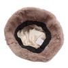 Fur Bucket Hat for Available In and and Solid Product Women's Fall/Winter, Black, Mocha, Ivory. Warm, Thick, Colors. Code Chat0796-mo /