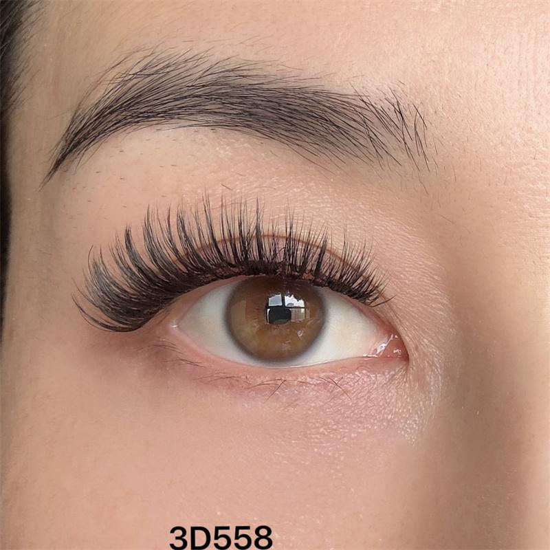 Private Label 3D Magnetic Synthetic Hair Reusable Cruelty-Free Handmade Super Fine Band No Glue Eyelashes Eyelash Crisscross&Mix