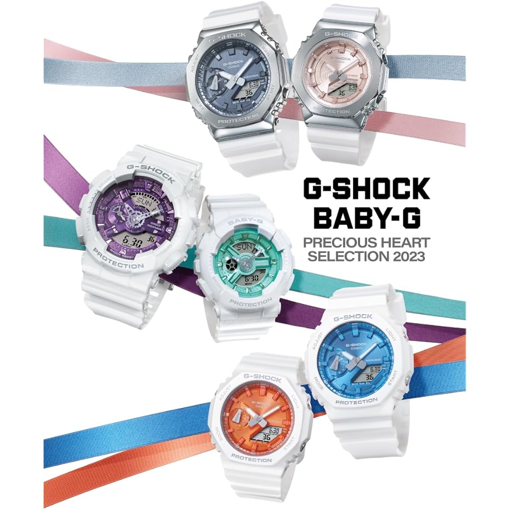 Casio G-Shock Metal Covered GM-2100WS-7AJF Men's Watch White, Durable, Water Resistant, Stylish Design